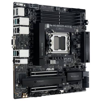 Asus PRO WS B850M-ACE SE Carte mère Socket (PC) AMD® AM5 Facteur de forme (détails) Micro-ATX Chipset de la carte mère A-2