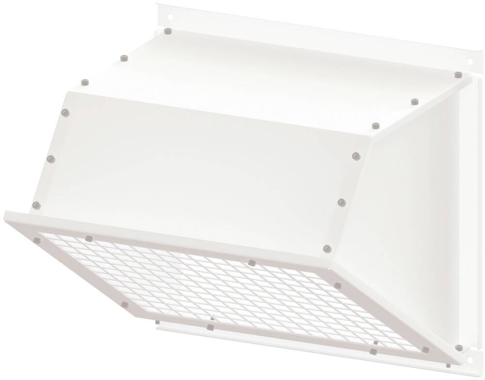Un filtre à air plissé blanc avec un cadre rectangulaire noir, conçu pour être utilisé dans les systèmes de ventilation d'air.