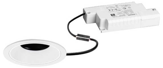 Luminaire LED encastré avec driver intégré.