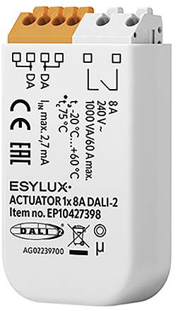 ESYLUX ACTUATOR 1x8A DALI-2 Actionneur de commande-0