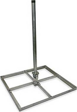 Televes BS 40/4 Support de mât Adapté pour diam. de mât (min.): 0 mm Adapté pour diam. de mât (max.): 48 mm