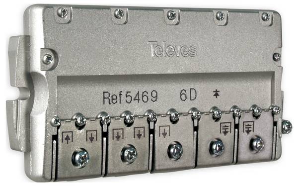 Televes EFV 6 Répartiteur SAT 6 voies 5 - 2400 MHz