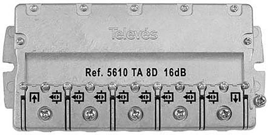 Televes EFA816 Dérivateur SAT 8 voies 5 - 2400 MHz-0