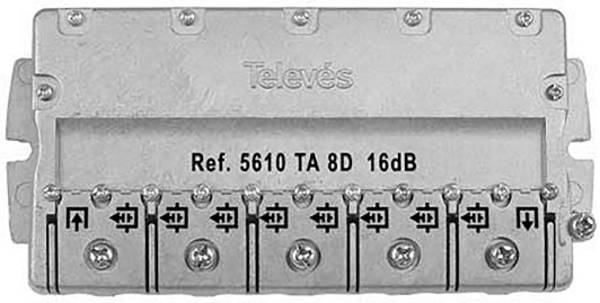 Televes EFA816 Dérivateur SAT 8 voies 5 - 2400 MHz