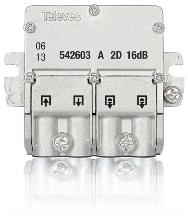 Televes EFA216N Dérivateur SAT 2 voies 5 - 2400 MHz