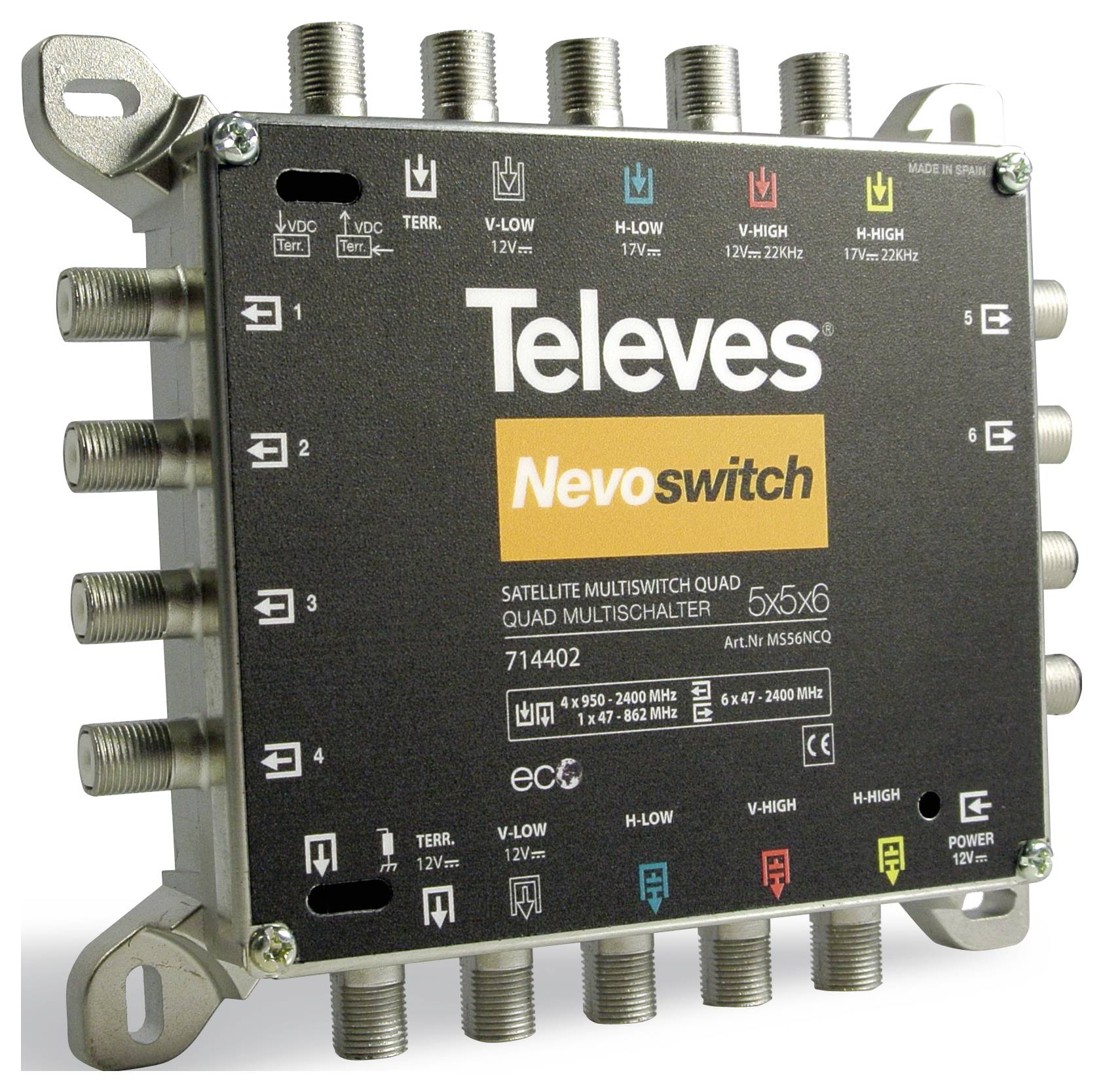 Televes MS56NCQ Commutateur multiple SAT-0