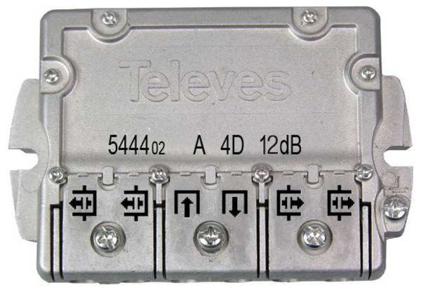 Televes EFA 412 Dérivateur SAT 4 voies 5 - 2400 MHz