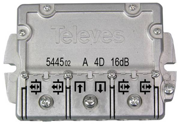 Televes EFA 417 Dérivateur SAT 4 voies 5 - 2400 MHz