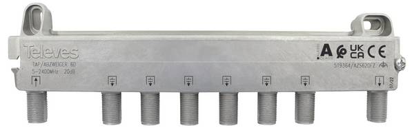 Televes AZS620FZ Dérivateur SAT 6 voies 5 - 2400 MHz