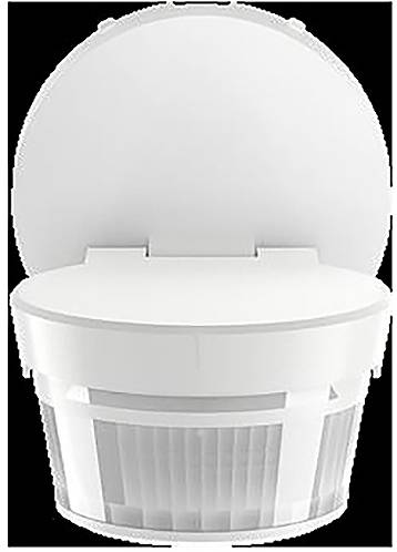 Un siège de toilette blanc avec une base partiellement visible, vu de face.