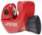Coupe-tube Red Virax avec molette de réglage noire sur un fond blanc.