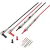 VOLTCRAFT MSL-530 Cordon de mesure enfichable 4 mm pointe de test 1 m noir, rouge 1 paire(s)