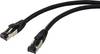 Renkforce RF-7106484 RJ45 réseau informatique Câble réseau, câble patch CAT 8.1 S/FTP 3.00 m noir 1 pc(s)