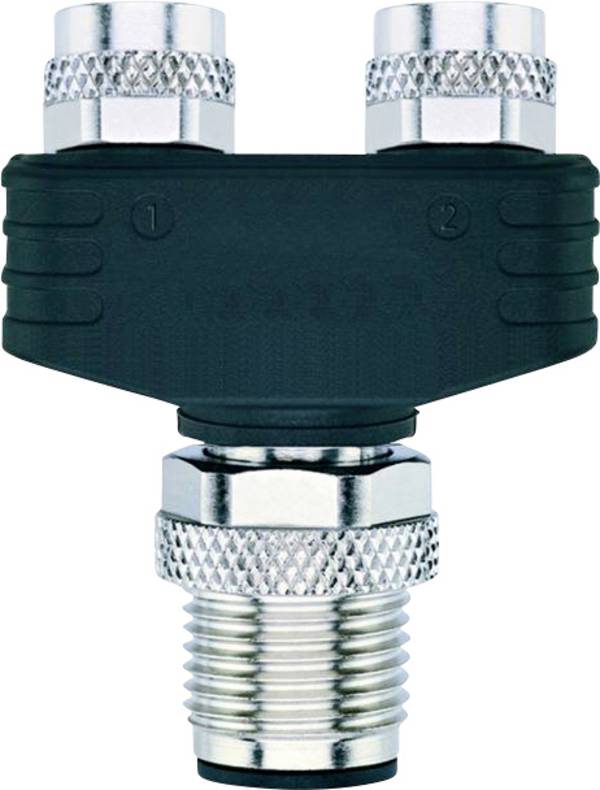 Escha 8052224 Distributeur et adaptateur pour capteurs/actionneurs    Nombre de pôles: 4, 3 1 pc(s)