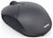 Une souris d'ordinateur sans fil noire avec une molette de défilement et un design ergonomique. Le nom de marque 'hama' est visible sur le côté.