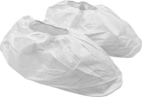 Cimco 140259  Chaussures jetables avec élastique, 10 paires      blanc
