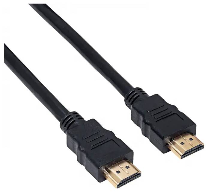 Deux câbles HDMI noirs avec des connecteurs plaqués or présentés sur un fond blanc.