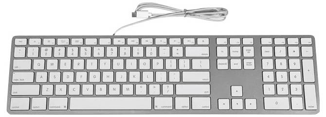 Matias Matias FK316CS Wired USB-C® Keyboard for Mac - Silver - U.S. Version USB Clavier anglais US, QWERTY, Mac argent-3