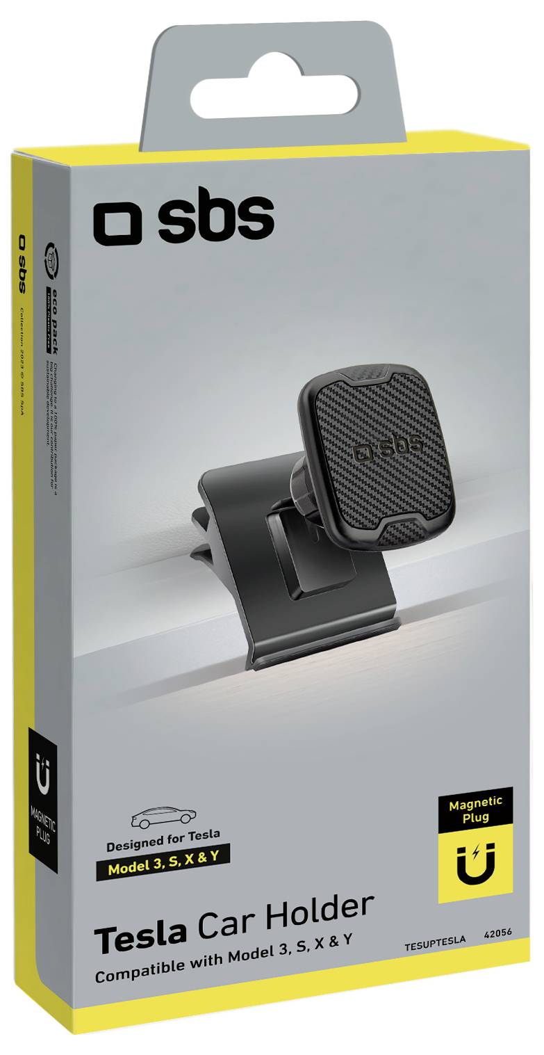 sbs mobile Tesla Car Holder grille de ventilation Support de téléphone portable pour voiture pivotant à 360°-1
