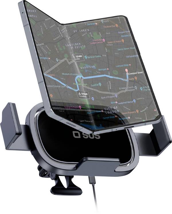 sbs mobile Wide Screen grille de ventilation Support de téléphone portable pour voiture avec fonction de charge par induction