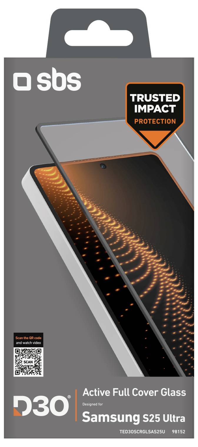 sbs mobile Verre de protection d'écran Samsung Samsung Galaxy S25 Ultra 1 pc(s) TED3OSCRGLSAS25U-2