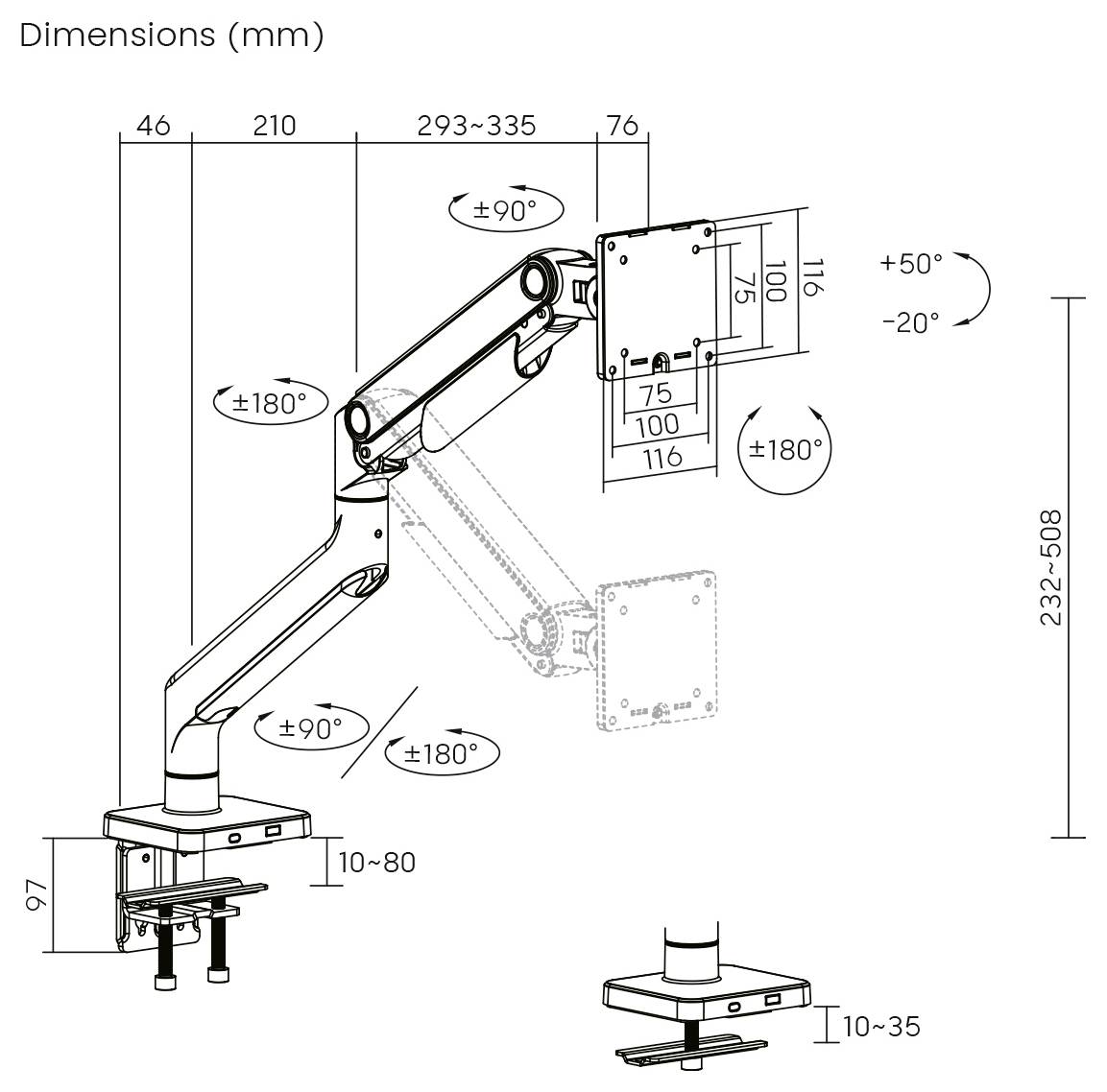 Un câble Ethernet blanc avec trois connecteurs RJ45, marqué Digitus. Les caractéristiques incluent la compatibilité PoE et une composition sans fumée et sans halogène.