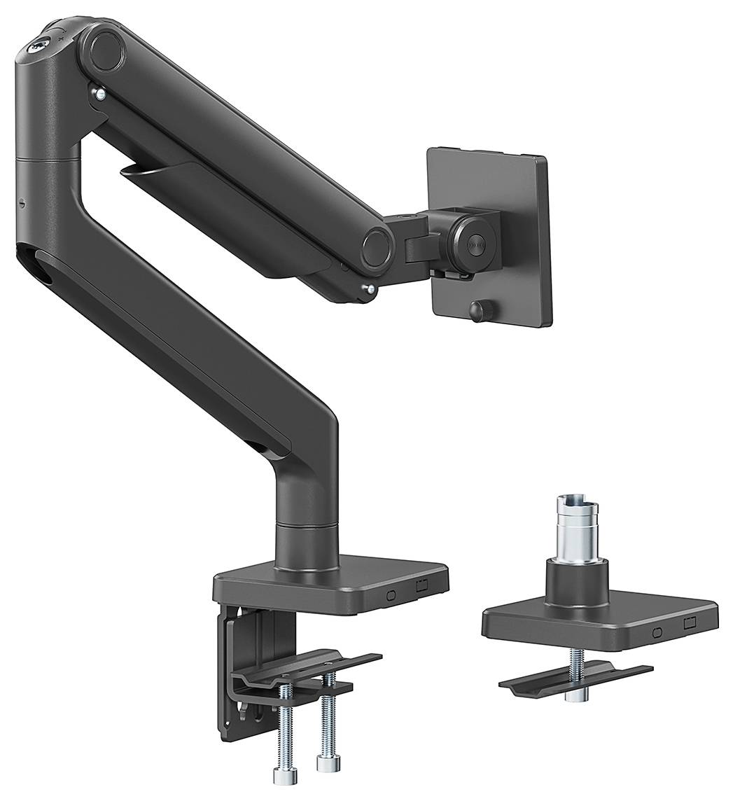 Un commutateur réseau DIGITUS bleu avec plusieurs ports Ethernet et ports de fibre optique connectés.