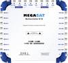 MegaSat 0600153 Commutateur multiple SAT Entrées (commutateur multiple): 9 (8 SAT/1 terrestre) Nombre d'abonnés: 16