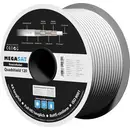 MegaSat 100093 Câble coaxial Diamètre extérieur: 7.0 mm blanc 100 m