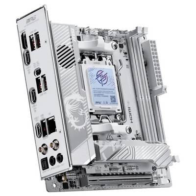 MSI MPG X870I EDGE TI EVO WIFI Carte mère Socket (PC) AMD® AM5 Facteur de forme (détails) ITX Chipset de la carte mère A-0