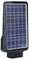 Un panneau solaire rectangulaire avec une grille de cellules photovoltaïques bleues, logé dans un cadre noir avec un support de montage à la base.