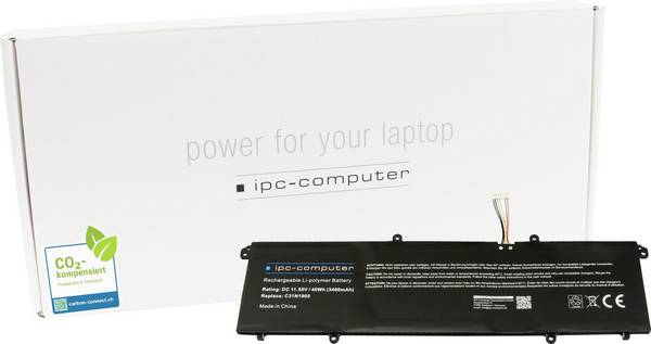 ipc-computer Batterie d'ordinateur portable Akku C31N1905 REPLACE 11.55 V 3400 mAh IPC-Computer