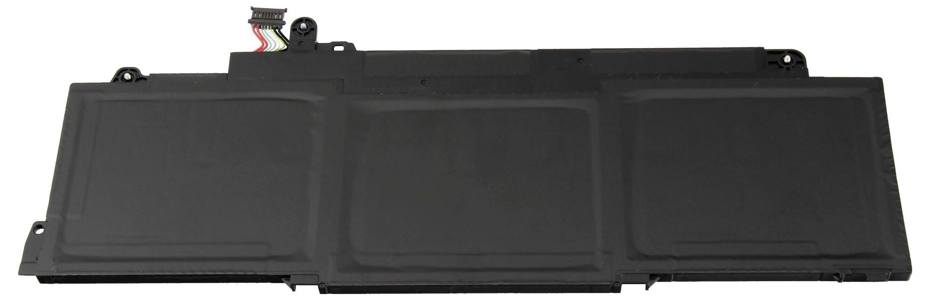 Un pack de batterie pour ordinateur portable composé de trois cellules et doté d'un connecteur à quatre fils, utilisé pour alimenter des ordinateurs portables.