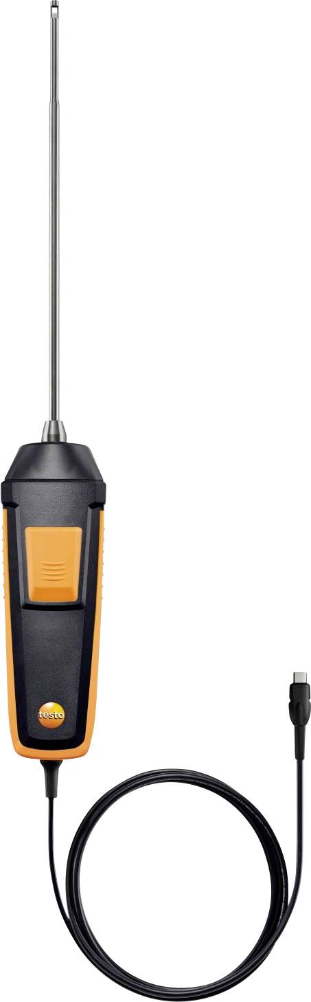 testo 0618 0072 Robuster, reaktionsschneller Luftfühler (digital) - mit Pt100-Temperatursensor Sonde de température 1 pc