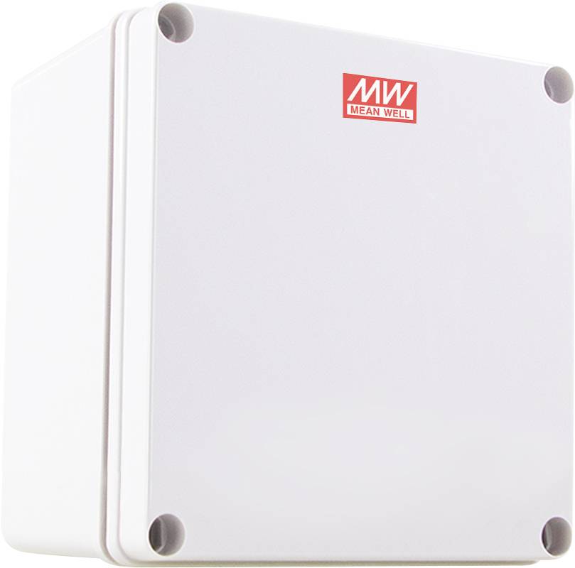 MEAN WELL Boîtier, Boîtier industriel, Boîtier d'extérieur 125 x 125 x 75 PC, Polycarbonate, plastique gris 1 pc(s)