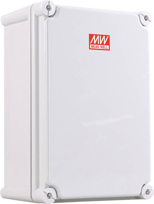 MEAN WELL Boîtier, Boîtier industriel, Boîtier d'extérieur 280 x 190 x 130 PC, Polycarbonate, plastique gris 1 pc(s)