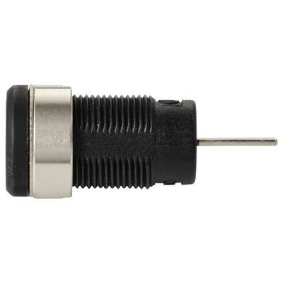 TRU COMPONENTS MP-32 schwarz Prise encastrée de sécurité femelle, droit Ø de la broche: 4 mm noir 1 pc(s) Bulk-2