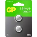 GP Pile bouton CR 2025 3 V 2 pc(s) 160 mAh Li-MnO2 GP Ultra Plus Batterie Lithium Knopfzelle CR2025 2 Stück