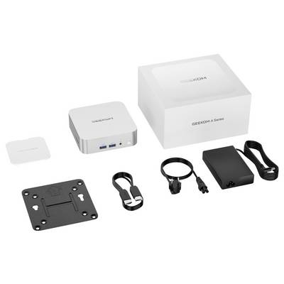 GEEKOM Mini-PC (HTPC) A8 AMD Ryzen 7 8745HS 5.1 GHz 16 GB RAM 1 TB SSD AMD Radeon™ 610M. Win 11 Pro A8-2-9