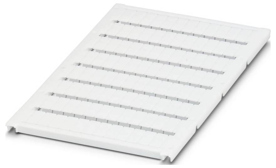 Une palette plastique blanche, rectangulaire, avec une surface en treillis, utilisée pour le transport ou le stockage de marchandises.
