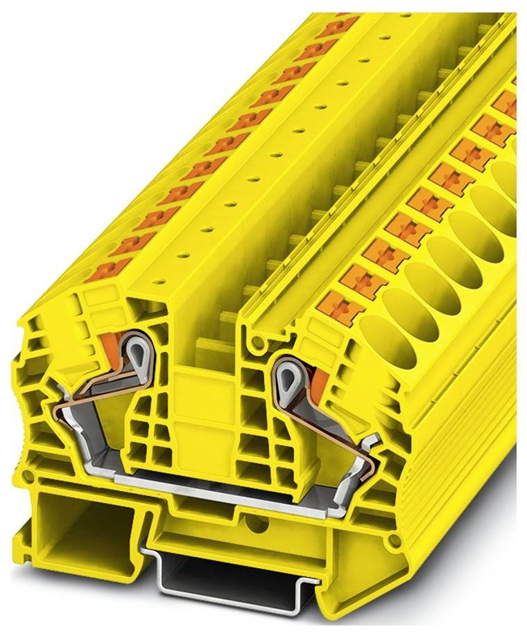 Phoenix Contact 1030164 Borne de passage Push-In jaune 50 pc(s)