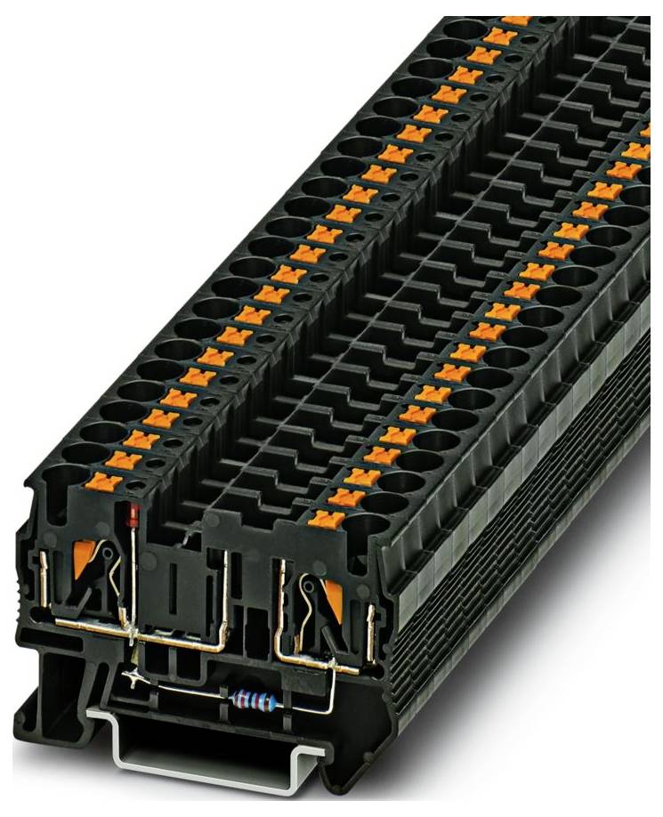 Phoenix Contact 1058965 Bloc de jonction à fusibles Push-In noir 50 pc(s) Piece-0
