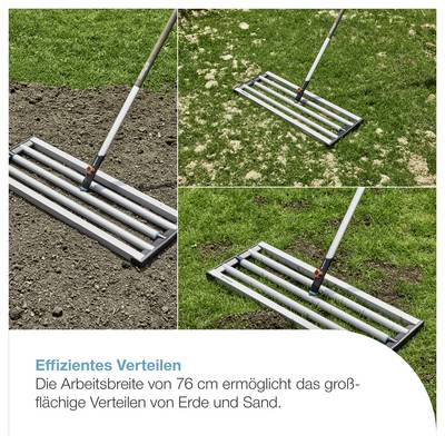 GARDENA 03569-20 Râteau de nivellement de pelouse Largeur de travail 76 cm-6