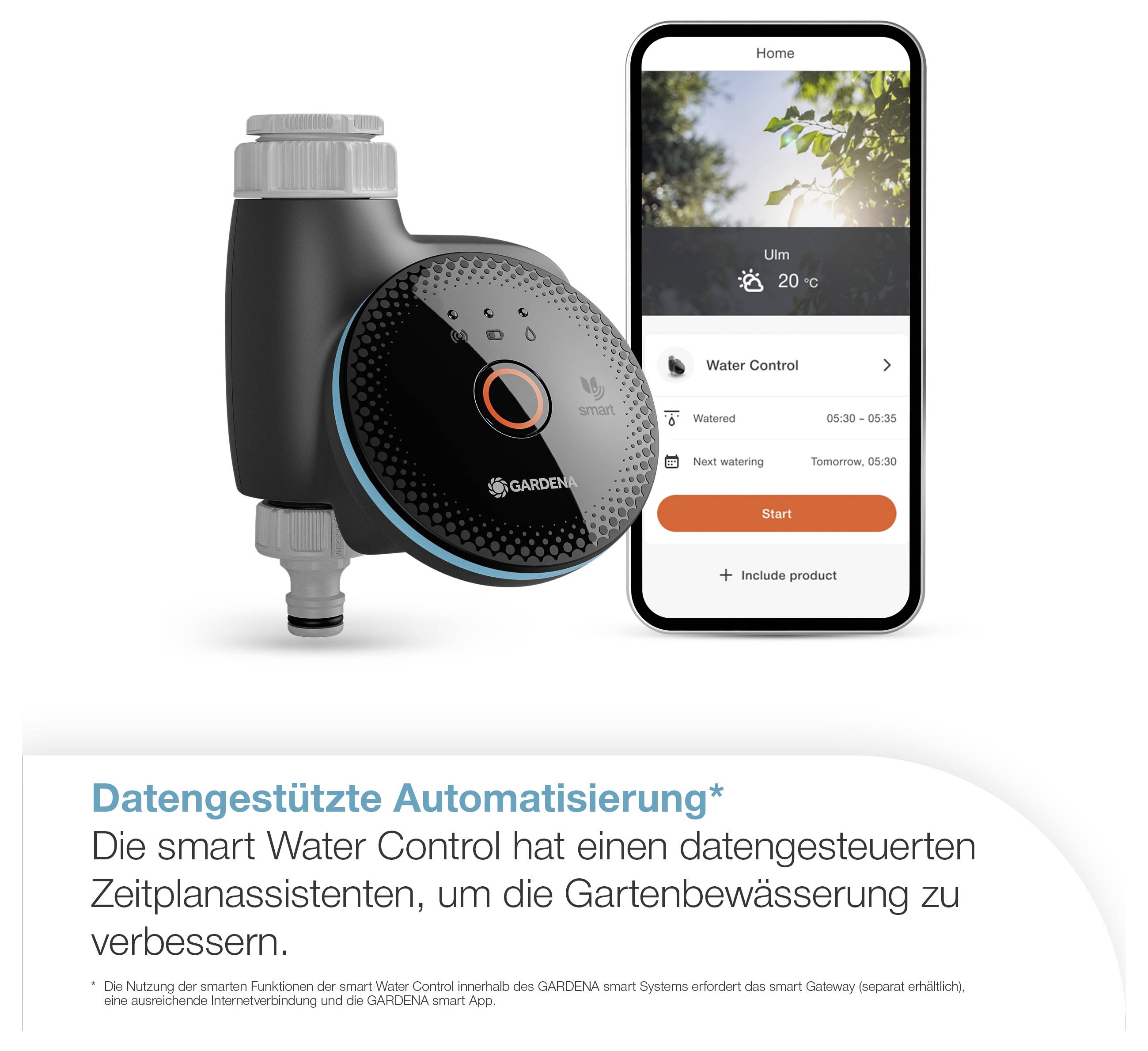 GARDENA 19033-20 smart Water Control Commande d'arrosage-1