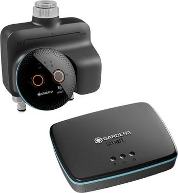 GARDENA 19044-20 smart Dual Water Control Set Commande d'arrosage