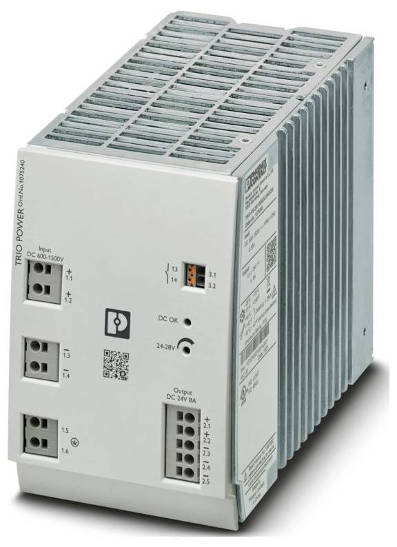 Phoenix Contact 1075240 Convertisseur CC/CC 24 V/DC 8 A Contenu 1 pc(s)-0