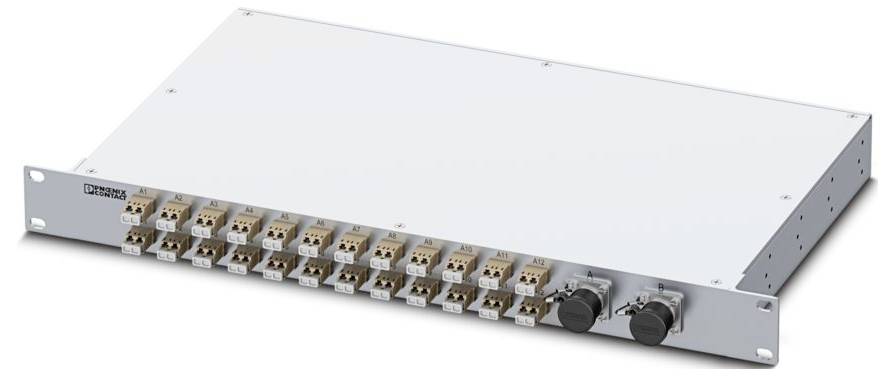 Phoenix Contact FOC-FR19:1U-217S24-LCD24-OM1 Panneau de brassage 1 UH-0