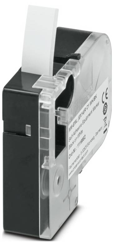 Phoenix Contact 1116982 MM-EML (EX14)R C1 WH/BK Etiquette 12 x 8000 mm Nombre d'étiquettes: 1-0