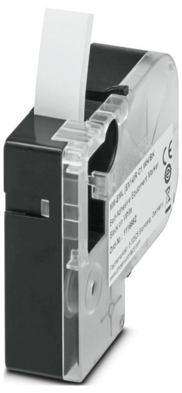 Phoenix Contact 1116982 MM-EML (EX14)R C1 WH/BK Etiquette  12 x 8000 mm  Nombre d'étiquettes: 1