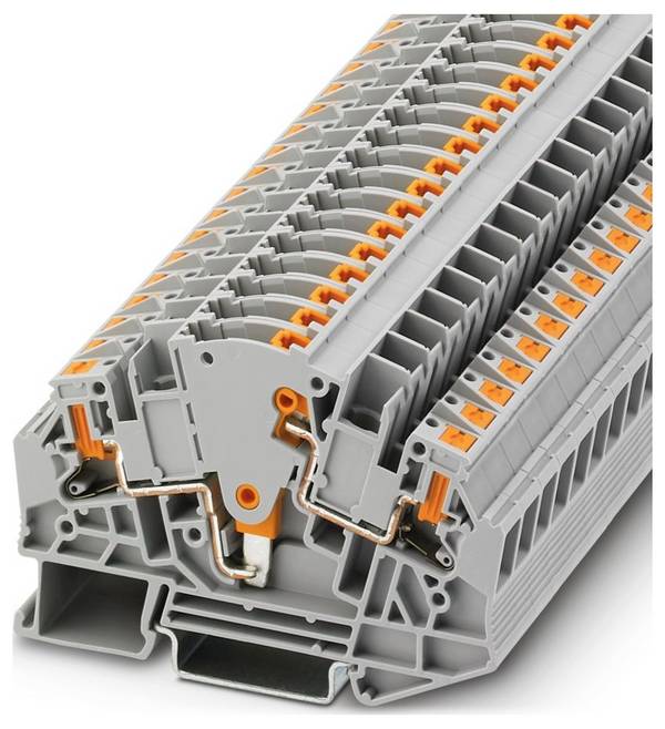 Phoenix Contact 1164788 Bloc de jonction de sectionnement pour transducteurs 8.2 mm Push-In gris 1 pc(s) Piece